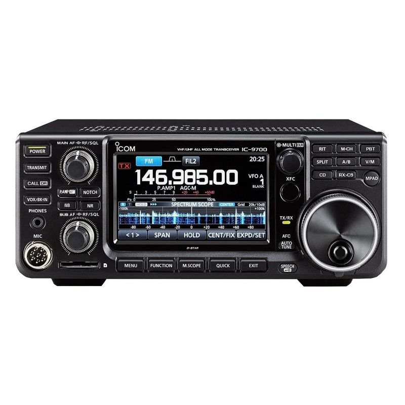 Icom Ricetrasmettitore Allmode IC-9700 per FM 2m, 70cm e 23cm Icom Ricetrasmettitore Allmode IC-9700 per FM 2m, 70cm e 23cm