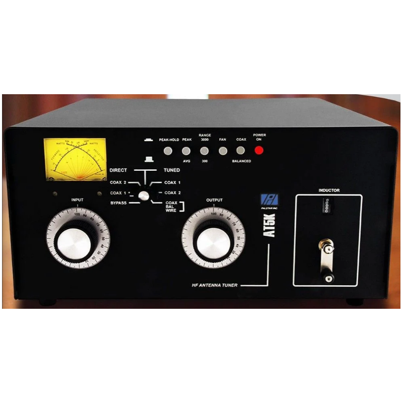 PALSTAR AT-5K manuale antenna tuner asim. (sim. con Balun opz.) 1,8-54MHz, max 4000W PALSTAR AT-5K manuale antenna tuner asim. (sim. con Balun opz.) 1,8-54MHz, max 4000W